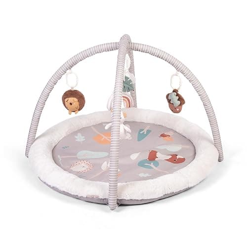 Red Kite Play Gym - Padded Play Gym with Hanging Toys & Tummy Time Mirror (Woodland Walks) thumbnail 3