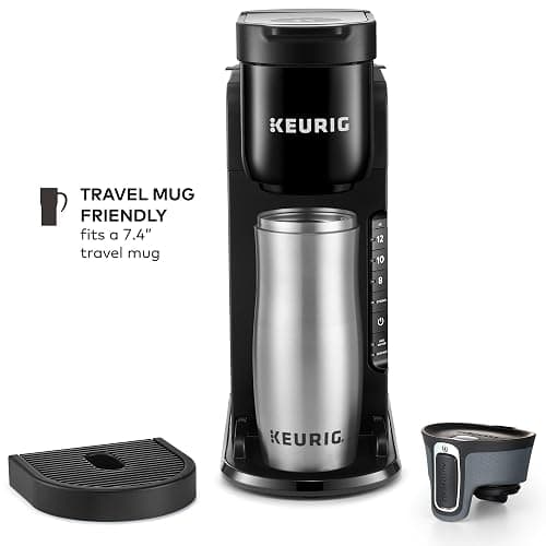 Keurig K-Express Single Serve K-Cup Pod Coffee Maker, 3 Brew Sizes, Strong Button Feature, 42oz Removable Reservoir, Black - Black thumbnail 5
