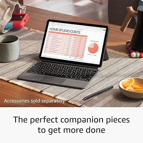 Like-New Amazon Fire Max 11 tablet (newest model) vivid 11” display, all-in-one for streaming, reading, and gaming, 14-hour battery life, optional stylus and keyboard, 64 GB, Gray thumbnail 5