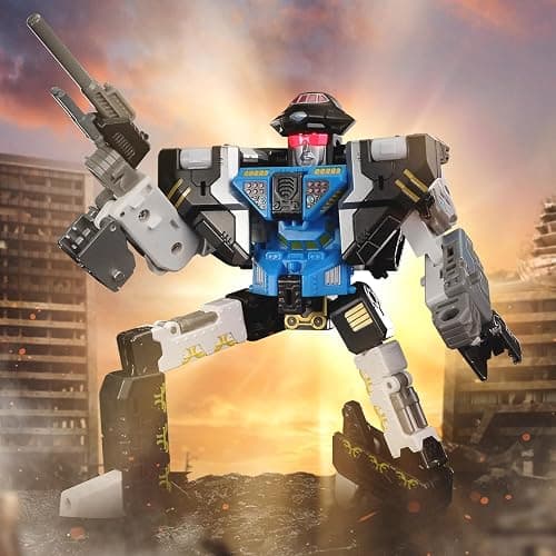 BEASTBOX INFINITYBOX 1/4 Squad Firepower ROBO Deformation Toys Action Figure, Converting Toys in Mecha and Cube, Perfect Birthday Party Gift for Teens and Adults thumbnail 2