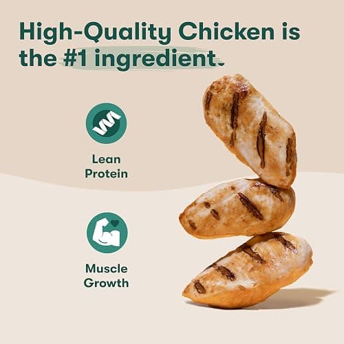 Jinx Chicken Bites Jerky Dog Treats - Soft & Chewy, All Natural Dog Jerky Treats with Cage-Free Chicken - Pet Products for All Dogs (Puppies, Adults & Seniors) - 5oz thumbnail 3