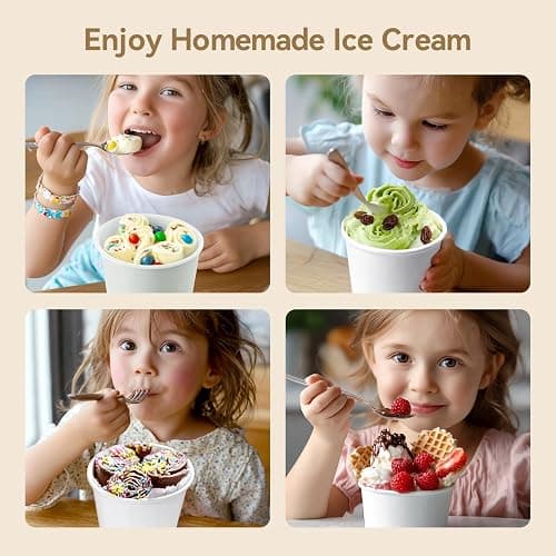 Rolled Ice Cream Maker, Felizbebe Instant Ice Cream Roller Tray with Lid and 2 Spatulas, Food Grade Premium Stainless Steel Cold Plate No-electricity for Fun Family Activities, DIY Parent-Child Time thumbnail 8