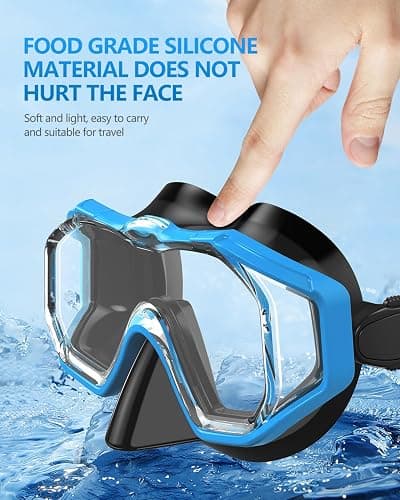 WSTOO Swim Goggles with Nose Cover to Prevent Water Inhaling, Anti-Fog Swimming Mask for Adults, Youth & Kids, in 2 Sizes thumbnail 6