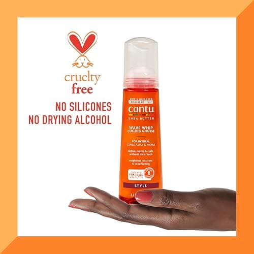 Cantu Wave Whip Curling Mousse for Natural Hair with Pure Shea Butter, 8.4 fl oz (Pack of 2) thumbnail 7