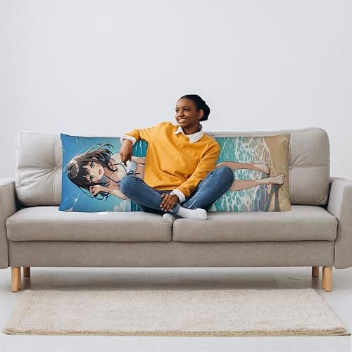 VPDTVK Custom Body Pillow, Body Pillow Case, Double-Sided Design, Custom Pillows with Picture, for Birthdays, Valentine's Day, Christmas, Wedding Anniversaries thumbnail 7