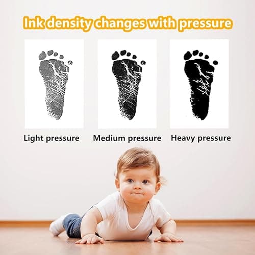 4-Pack Baby Inkless Hand and Footprint Kit Paw Nose Print Kit for Dogs Cats Pets Clean Touch Ink Pad for Baby Pets Newborn Keepsake Mess-Free Ink Pad thumbnail 8