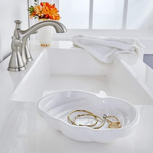 SKL Home Harvest Pumpkin Vanity Tray, White thumbnail 6