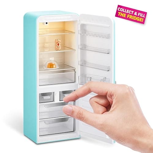 Mini Brands Fill The Fridge Playset w/UV Light by ZURU, Collectibles, DIY, Resin Play, Exclusive Recipe, NOT Edible, 8+ thumbnail 7