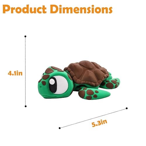 VABAO 5.3 inches 3D Printed Animal Figurines, Articulated Fidget Toys, Flexible Zoo Themed Desk Decor, Gifts, Office Display, Collectible Miniature Animals for Boys and Girls thumbnail 3