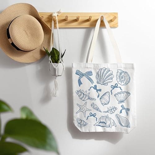 LZYRF FBB Ocaen Beachy Ocean Sea Fish Reusable Grocery Shopping Bag thumbnail 3