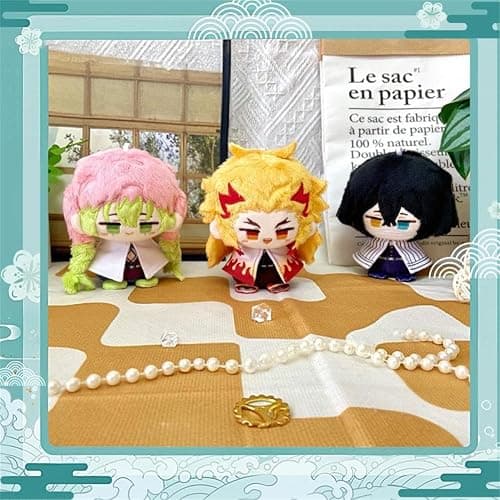 Cayhut Cute Anime Plush Keychain Cute Bag Pendant Keyring Figure Doll 12cm thumbnail 3