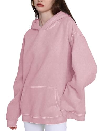 Dnzzs Acid Wash Hoodie for Womens Pullover Oversized Women's Fashion Hoodies & Sweatshirts Vintage Sweatshirt Heavyweight thumbnail 4