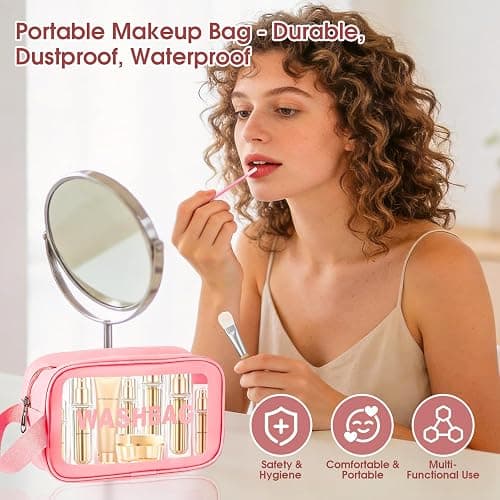 112Pcs Pink Makeup Brushes Set Professional Makeup Kit, Foundation Makeup Brush Kit Eye and Face Make up Brushes & Tools, Multi-functional Beginner Makeup Tool Set with Case Facial Makeup Accessories thumbnail 7