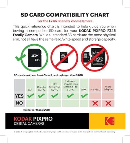 KODAK PIXPRO FZ45 16MP Compact Digital Camera, 4X Optical Zoom, AA, Red | 1080p Full HD Video, 27mm Wide Angle Lens, 2.7 Inch LCD, Point and Shoot, Digicam, Travel and Family Photos thumbnail 8
