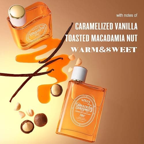 Sttes Perfume 701# (Caramel Vanilla Macadamia Nut) - Eau de Perfume 100ml (3.4fl oz) Amber Gourmet Tune (Caramel Vanilla + Roasted Macadamia Nuts) thumbnail 2