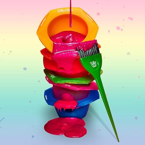 Punky Colour Hair Dye Brush and Bowl Set - Multi-Color Hair Coloring Tools with Mixing Bowl, DIY Dying & Bleaching for Salon & At-Home Use thumbnail 4