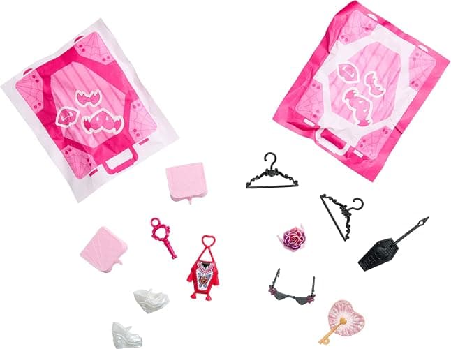 Monster High Skulltimate Secrets Draculaura Doll and Accessories Set, Destination: Gore-geous Oasis with Suitcase and 19+ Surprises Like Clothes thumbnail 5