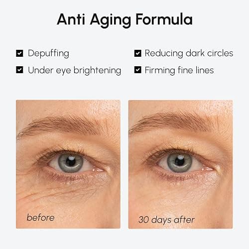 MAREE Under Eye Balm Stick Hydrating - Retinol Caffeine Under Eye Brightener Stick for Older Women - Collagen Under Eye Cream for Dark Circles & Wrinkles - Skin Care Treatment Moisturizer thumbnail 4