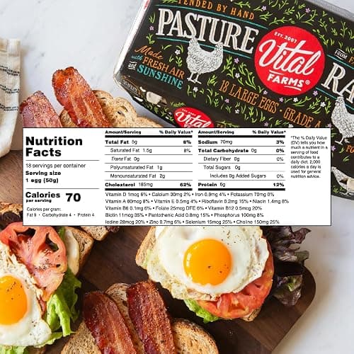 Vital Farms, Eggs Pasture Raised Large, 18 Count thumbnail 8