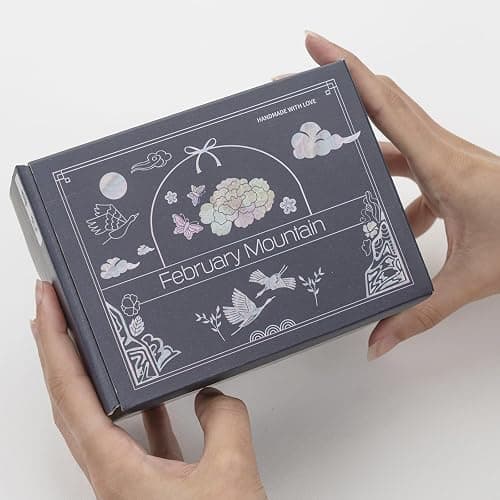 February Mountain Mother of Pearl Small Jewelry Ring Box - Gifts for best friends women, Thank you gifts, mom birthday gifts, Friendship Women Gifts Trinkets Keepsake Treasure box (Black-Butterfly) thumbnail 5