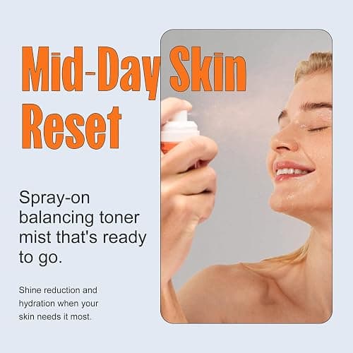 Bub~ble Skincare Set Slam Dunk Face Moisturizer+ Bounce Back Balancing Facial Toner Mist + Morning Rays Brightening Eye Cream, Made with Vitamin E + Aloe Vera Juice for Normal to Dry Skin thumbnail 7