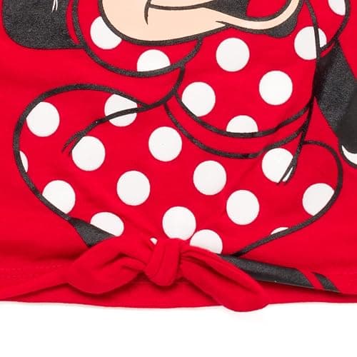 Disney Junior Floral T-Shirt and French Terry Shorts Outfit Set Newborn to Big Kid Sizes (6-9 Months - 14-16) thumbnail 6