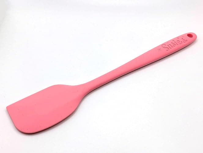 Customizable Silicone Spatula - Personalized Kitchen Tool for Unique Cooks - Heat-Resistant, Non-Stick, and Ergonomic - Your Name Embossed - Perfect Gift Idea (Pink) thumbnail 7