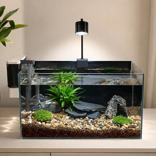 Unocho Natural Slate Stone Reptile Basking Platform Rock 10lb Fish Tank Rocks for Aquascaping Terrarium Decoration&Reptile Habitats Tortoise Enclosures(2-6 inches) thumbnail 5
