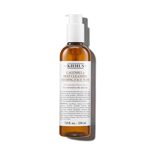 Kiehl's Calendula Deep Cleansing Face Wash, Balances Skin While Gently Removing Impurities, Soothing and Refreshing, Boosts Moisture Barrier for Soft-Feeling Skin, Paraben and Sulfate Free - Image 1