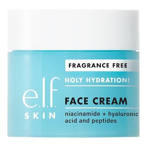 e.l.f. SKIN Holy Hydration! Face Cream, Fragrance Free, Smooth, Non-Greasy, Lightweight, Nourishing, Moisturises, Softens, Absorbs Quickly, Suitable For All Skin Types - Image 1