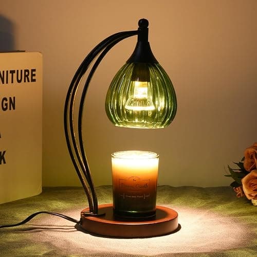 Candle Warmer Lamp, Electric Candle Warmer with Timer Dimmer - for Scented Jar Candles - Melter Lamp for Housewarming Gifts New Home Decor thumbnail 3