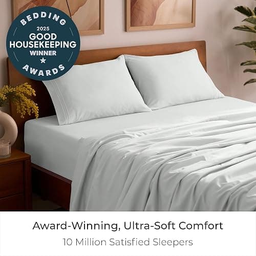 Mellanni Queen Sheets Set - 4 PC Iconic Collection Bedding - Hotel Luxury, Extra Soft, Cooling Bed Sheets - Wrinkle, Fade, Stain Resistant (Queen, Ivory) thumbnail 2