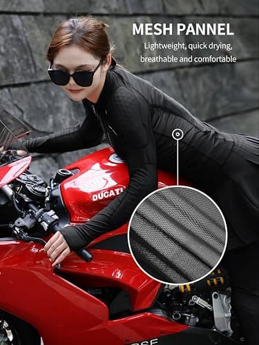 Mesh Motorcycle Jacket Women thumbnail 5