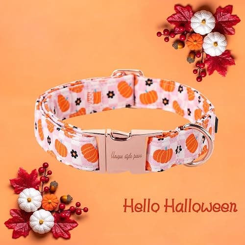 Unique style paws Dog Collar Metal Buckle Collar for Autumn Winter Christmas for Small Medium Large Boys Girls Dogs thumbnail 7