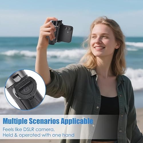 Portable Smartphone Tripod Selfie Stick with Bluetooth Remote Control, Compatible with iPhone/Android, Multi-Functional Foldable Design for Live Streaming, Video Recording, and Photography thumbnail 6