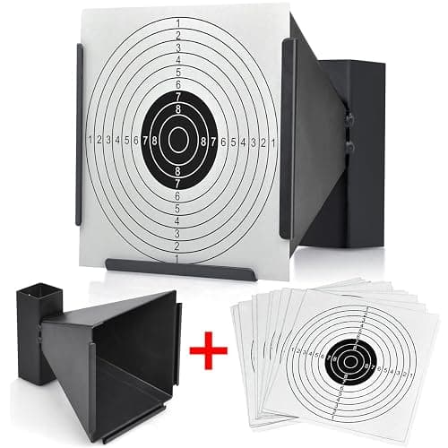 14 * 14cm Target Holder + 100 Targets Air Rifle Pellet Trap Shooting Target thumbnail 2