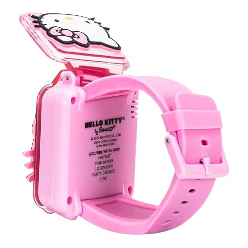 Hello Kitty Kids Educational Watch with Interactive Learning Games, 10 Digital Faces, Alarm, Stopwatch, Timer & Time Teacher, Fun Touchscreen Smart Watch for Girls Ages 6+ Fits Wrists 5.5"-8" thumbnail 8