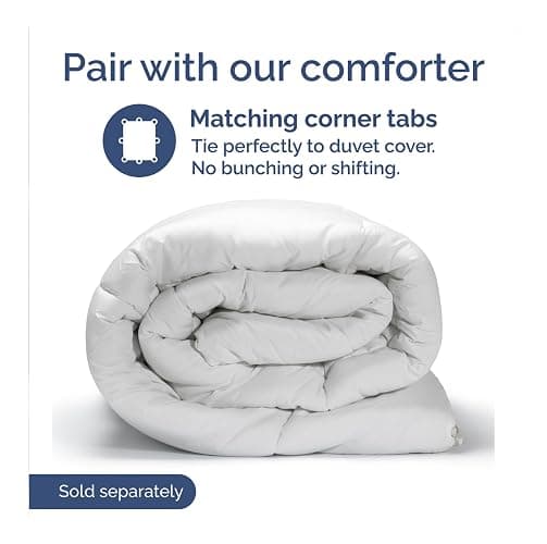 Duvet Cover Full Size Set - Extra Soft Full Duvet Cover 80" x 90" with 2 Pillow Shams for Women, Men, Kids & Teens - Hotel Luxury w/ Zipper Closures & Ties - Comfy, Cozy & Breathable (Blue Stripes) thumbnail 7