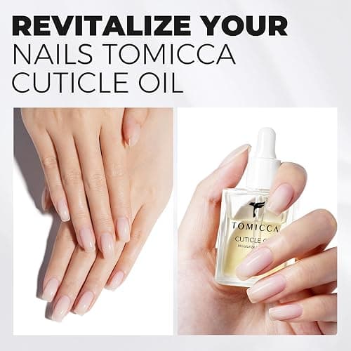 TOMICCA Cuticle Oil, 15ml Moisturize & Repair Cuticle Serum with Vitamin E, Deeply Hydrating and Nourishing Cuticle Honeysuckle Oil for Dry Brittle Rough Nails, Repair and Strengthen thumbnail 7