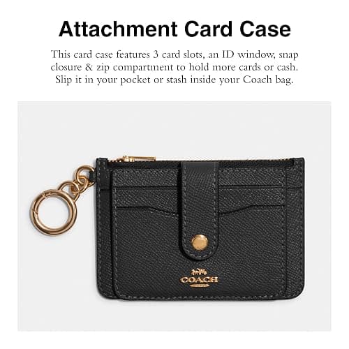 Coach Crossgrain Leather Attachment Card Case thumbnail 2