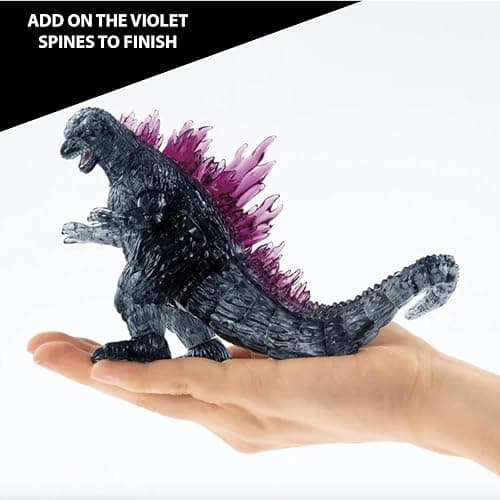 Bepuzzled, Godzilla Ultra Deluxe 3D Crystal Puzzle, for Godzilla Lovers, Collectors and Puzzlers Ages 12 and Up thumbnail 6