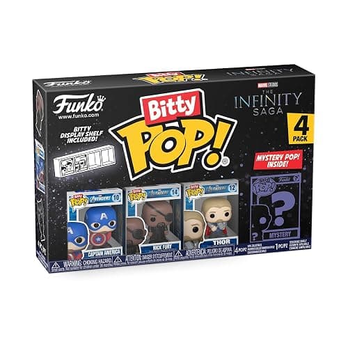 Funko Bitty POP! Marvel The Infinity Saga Mini Figure, Captain America thumbnail 5
