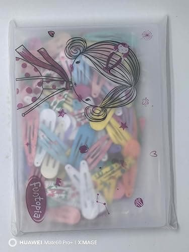 120 Pcs Funtopia 2 Inch Candy Color Barrettes and Non-Slip Metal Snap Hair Accessories for Kids, Teens, and Women (40 Assorted Colors) thumbnail 7