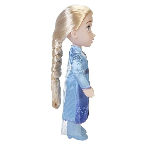 Disney Princesse - Poupée 38cm Elsa La Reine des Neiges - Licence Officielle Disney - Collection Mon Amie Princesse - avec Robe de Voyage et Accessoires - Cadeau Magique - Cadeau Enfants Dès 3 Ans thumbnail 5