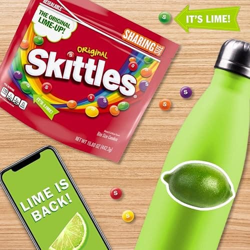 Skittles, Original Candy Sharing Size Bag, 15.6 oz thumbnail 4