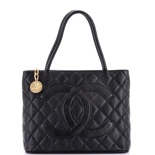Chanel, Pre-Loved Medallion Tote, Black - Image 1