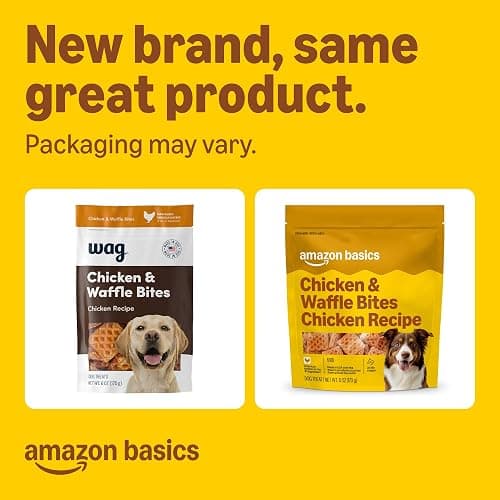 Amazon Basics Dog Treats Chicken and Waffle Bites 6oz (Previously Wag) thumbnail 2