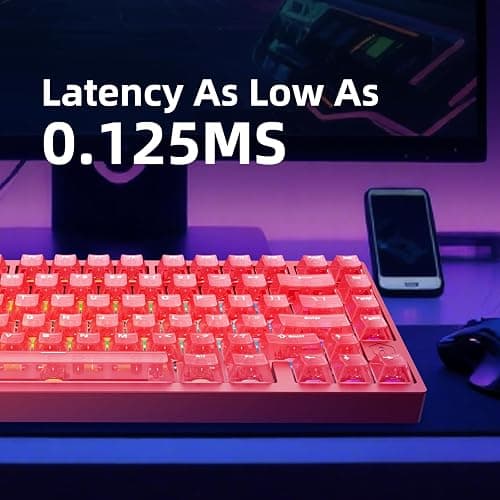 IROK MG75MAX 81 Keys Wired Magnetic Switch Keyboard, 256KHZ Single Key Scan Rate, PCB Nano-Coating Waterproof, Hall Effect, 8KHZ/ARGB/CNC Aluminum Gaming Keyboard(Red) thumbnail 6