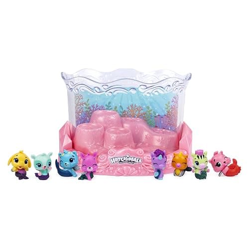 Hatchimals CollEGGtibles, Mermal Magic Underwater Aquarium with 8 Exclusive Characters (Amazon Exclusive Set), Girl Toys, Girls Gifts for Ages 5 and up thumbnail 4
