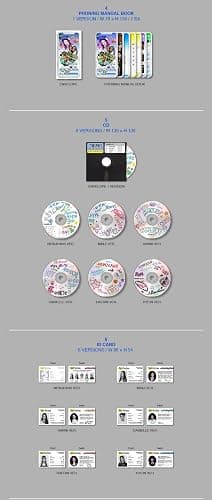 JYP Entertainment NewJeans - NewJeans 1st EP 'New Jeans' Bluebook ver. CD [Cover Random] thumbnail 5